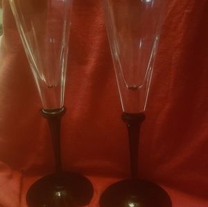 Cartier Crystal Champagne Glass.